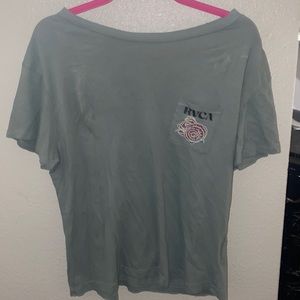 RVCA top with pocket